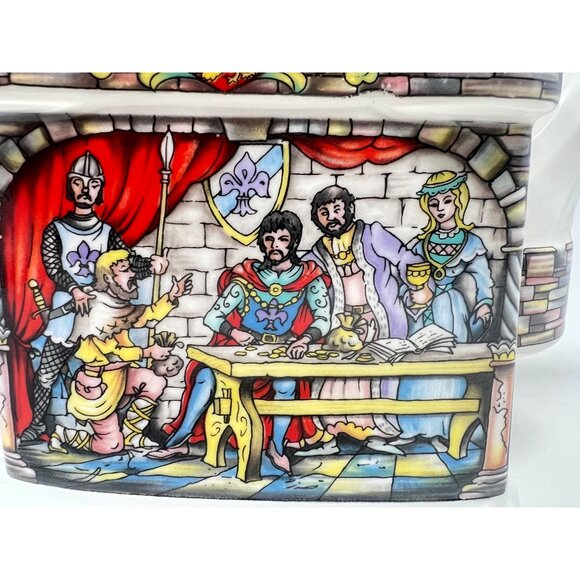 Sadler England Teapot Robin Hood Sherwood Forest & Sheriff of Nottingham 2019293 - Picture 2 of 15